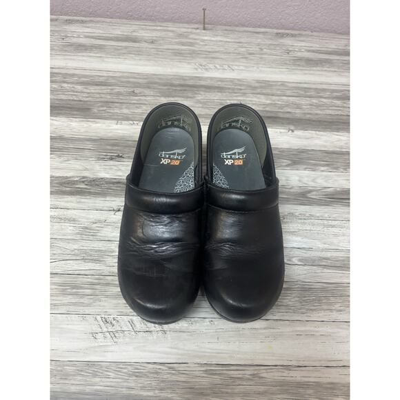 Dansko Women’s Black Leather Professional Clogs Size 38 US 7.5–8 Nursing Shoes - Picture 9 of 10